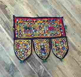 Mirror Work Embroidered Fabric