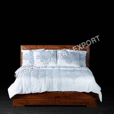 Polished Designer Wooden Bed