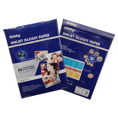 Photo Glossy Paper Blue Packing