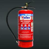 Red Dry Powder Type Fire Extinguisher