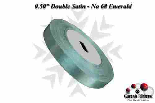 Double Satin Ribbons - Emerald
