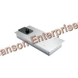 Silver Single Spring Floor Hinge