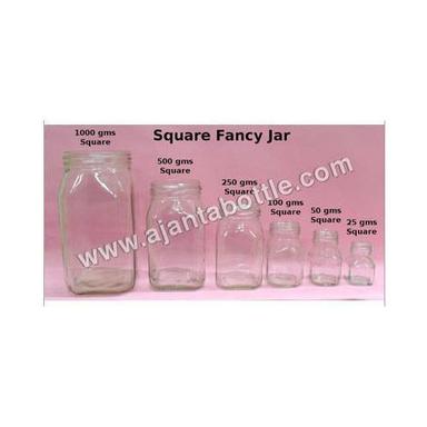 Flint Square Fancy Jar