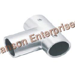 Silver Rod To Rod T Connector