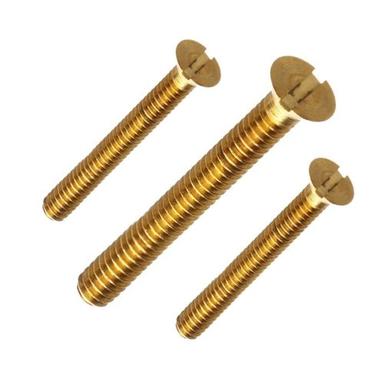 Golden Brass Flat Long Screws