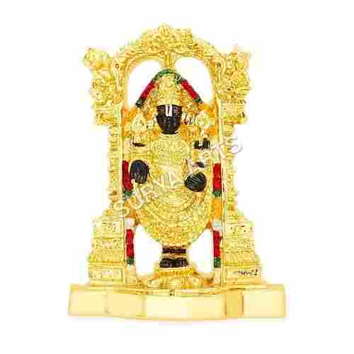Lord Balaji Gold Plated Idol