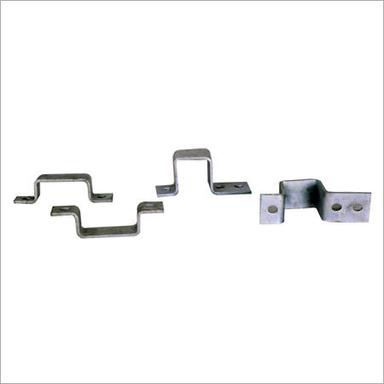 Grey Steel Pole Clamps