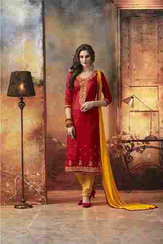 Multicolour Cotton Embroidey Salwar Suit