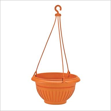 Brown Plastic Hanging Basket Pots
