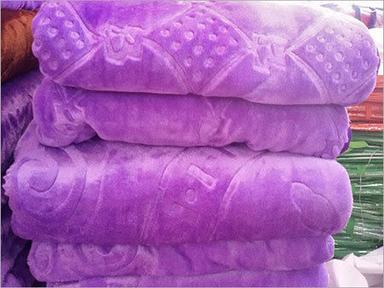 100% Polyester Plain Emboss Mink Blanket Age Group: Adults