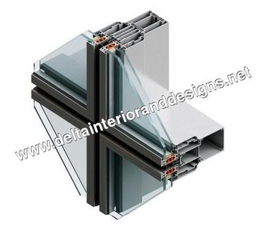 Semi Unitized Structural Glazing System