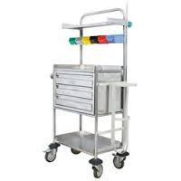 Ward Equipments Crash Cart Fully Ss  Application: For Hospital