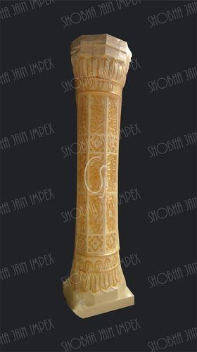 Golden Carved Pillar