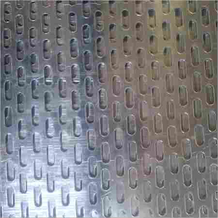 Oblong Hole Perforated Sheet