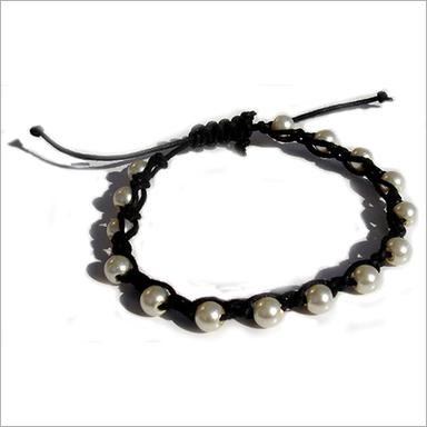 Handmade Beaded Thread Vintage Pearl Bracelets Diameter: 65 Millimeter (Mm)