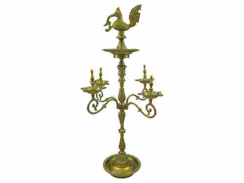 Mahabharat Lamp 27 w Brass Finish