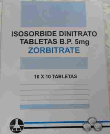 Isosorbide Dinitrate Tablets Ip 10 Mg