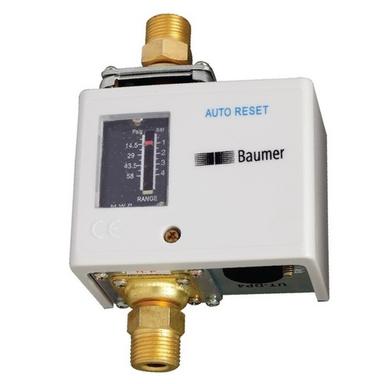 White And Golden Baumer Differential Pressure Switch