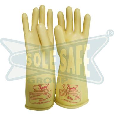 Cream Electrical Resistant Gloves