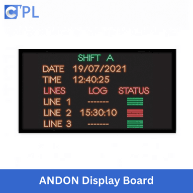 Andon Display Board Input Voltage: 24-224 Volt (V)