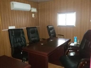 Brown Portable Executive Office Cabin