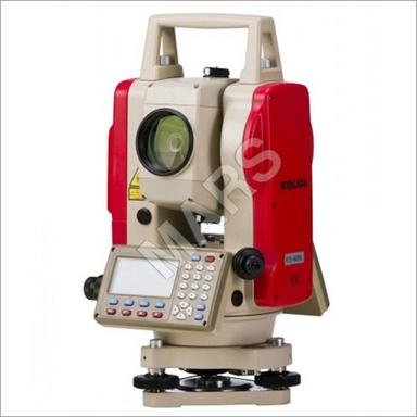 Red And Cream Total Station