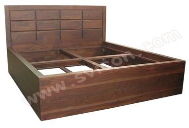 Wooden Storage Bed Block Design Indoor Furniture