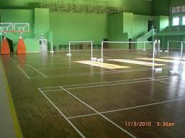 Badminton Court Wooden Flooring