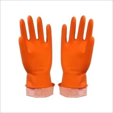 Orange & Black Rubber Palm Gloves