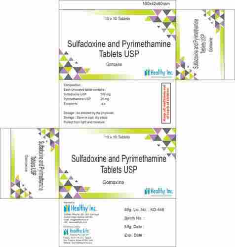 Sulfadoxine  Pyrimethamine Tablets