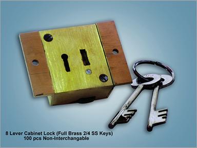 Golden 8 Lever Cabinet Lock