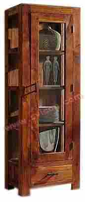 WOODEN KITCHEN CABINET 1 GLASS DOOR