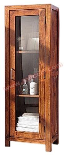 Wooden Glass Door Cabinet Indoor Furniture