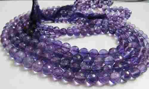 Amethyst Round faceted beads