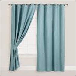 Blue Fancy Curtain Fabric