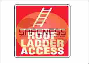 Roof Access Signs - Roof Ladder Access