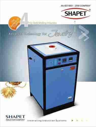 Induction Based Copper Melting Machine 1.5 kg. In Three Phase