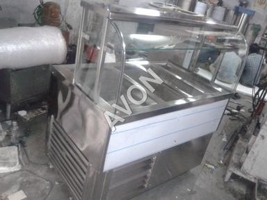 Stainless Steel Av Rgol1200 (Curve Golgappa Counter Refrigerated)