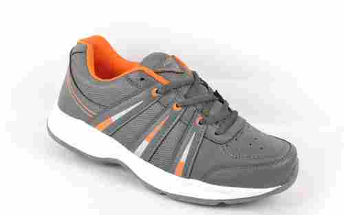 Grey Orange Men's Sports Shoes