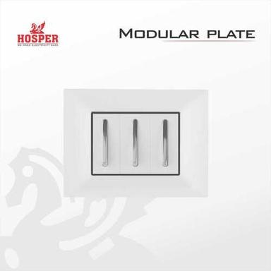 White Modular Switches Plate