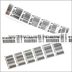 Black And White Barcode Pre Printed Labels