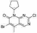 6 Bromo 2 chloro 8 cyclopenty 5 methy pyrido 2 3 d pyrimidin 7 8h one