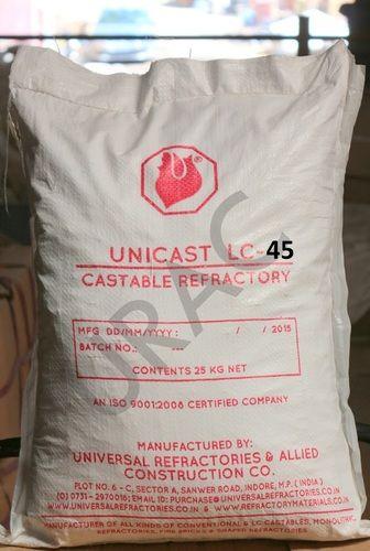 Low Cement  Castable Refractories Application: Used For High Temperature Resistance