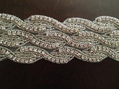 Silver Bridal Trims And Belt