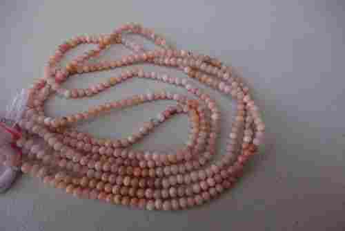 Pink Opal Faceted Rondelle
