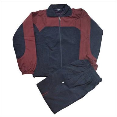 Black And Maroon Jogging Tracksuits