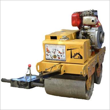 Yellow Walk Behind Vibratory Roller