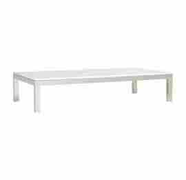 Classic Parsons Cocktail Table Contemporary, Glass