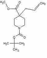 Methyl 4-allyl-1-boc-piperidineA 4-carboxylate