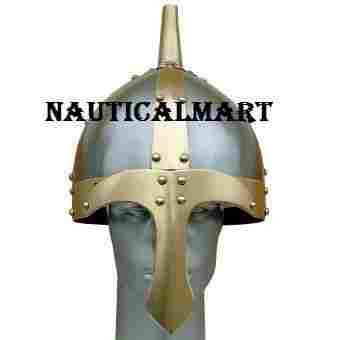 Medieval Slavic Viking Armor Steel Helmet